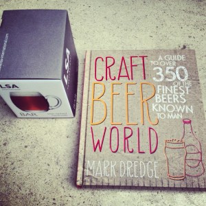 Beer glass and beer book, Steamer Trading Cookshop beer glass and craft beer book, steamer trading, lewes