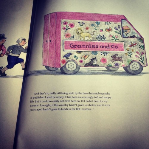 judith-kerr-illustration-of-old-ladies-getting-into-a-floral-van