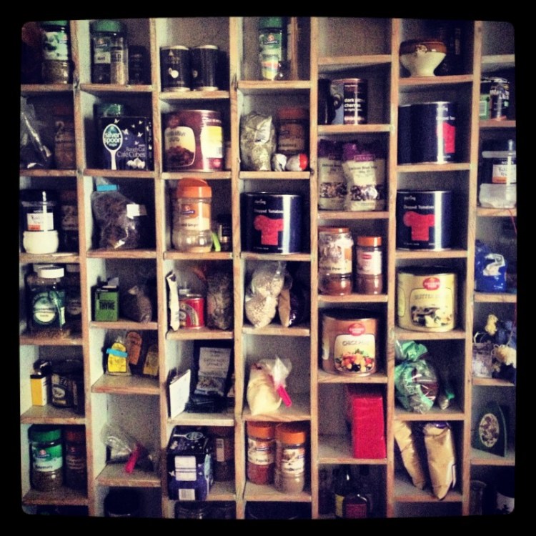 The Buttercup Cafe, Lewes jars-and-tins-in-shelf