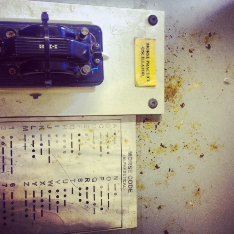 Morse Code Oscillator and Key at Newhaven Fort Morse-Code-Oscillator-and-Key