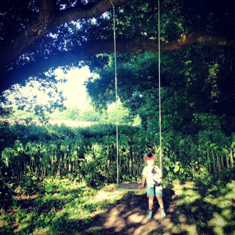 a-child-on-a-swing