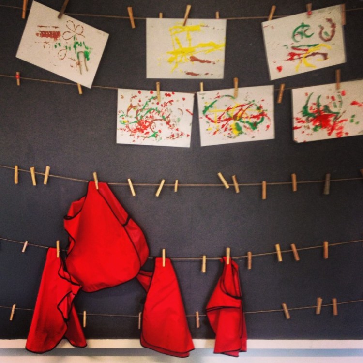 Pictures and Pinnies at Ditchling Museum of Art + Craft painting-overalls-and-childrens-pictures