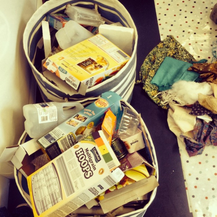 Junk modelling materials at Ditchling Museum of Art + Craft childrens-junk-modelling